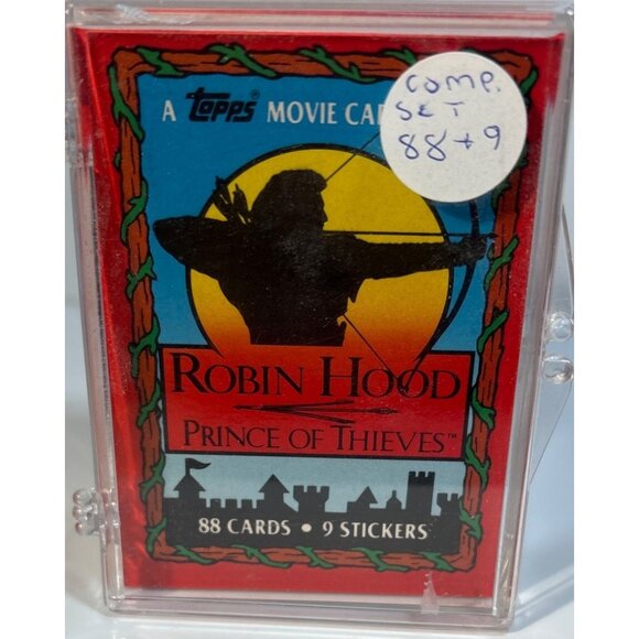 Robin Hood Prince Of Thieves Complete Card Set 88 Cards & 9 Stickers 1991 Topps - Picture 2 of 5